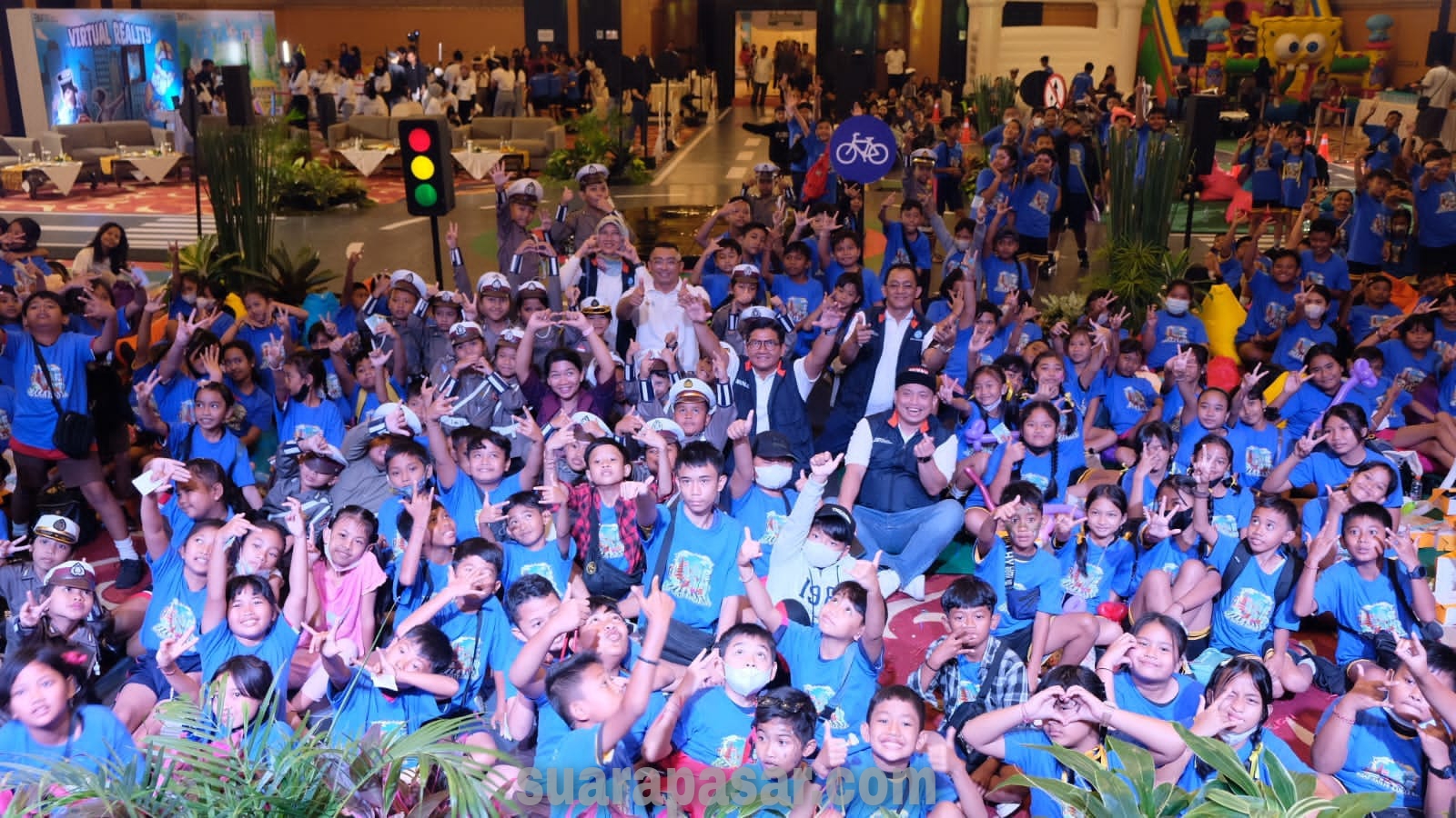 Jasa Raharja bersama Road Safety Ranger Kids chapter Denpasar Memperingati Hari Anak Nasional dengan tema “Tingkatkan Keselamatan Berlalu Lintas bagi Anak-Anak”