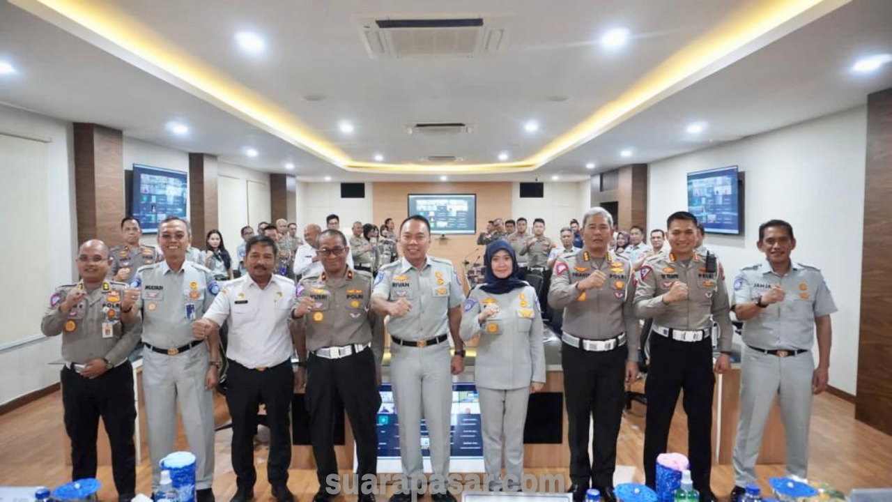 Jasa Raharja dan Korlantas Polri Gelar Supervisi Pelayanan STNK dan TNKB di Kepulauan Riau