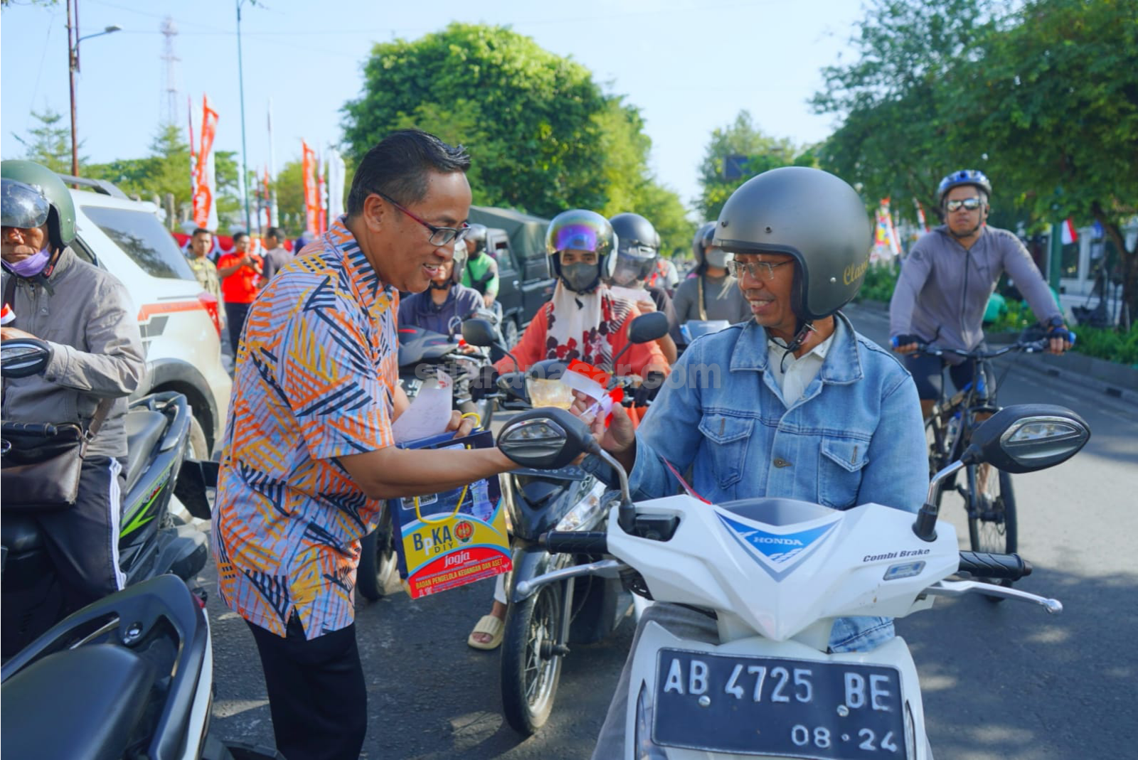 Tim Pembina Samsat DIY Sampaikan Bebas Denda di Malioboro