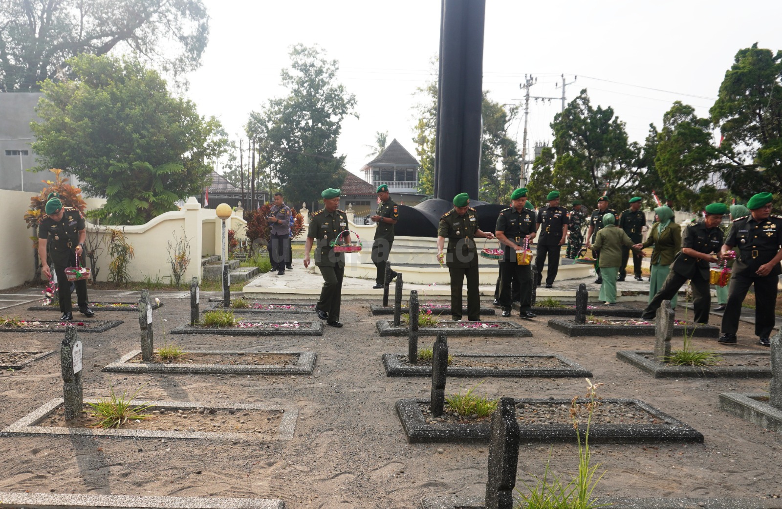 Kodim 0731/Kulon Progo Melaksanakan Ziarah Dalam Rangka HUT Korem 072/Pamungkas