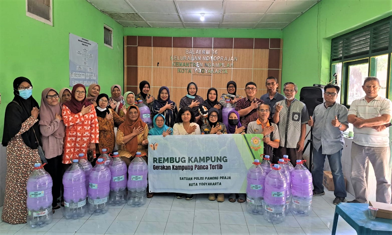 Kampung Panca Tertib Edukasi Kelola Sampah