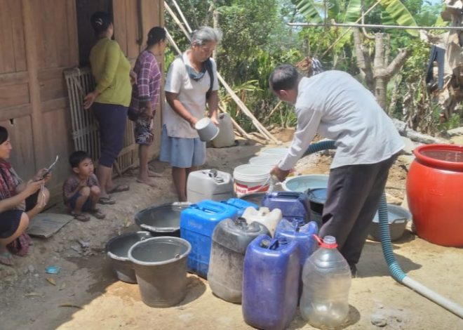 21 Kapanewon di DIY Terdampak Kekeringan, BPBD Terus Droping Air Bersih Untuk Warga