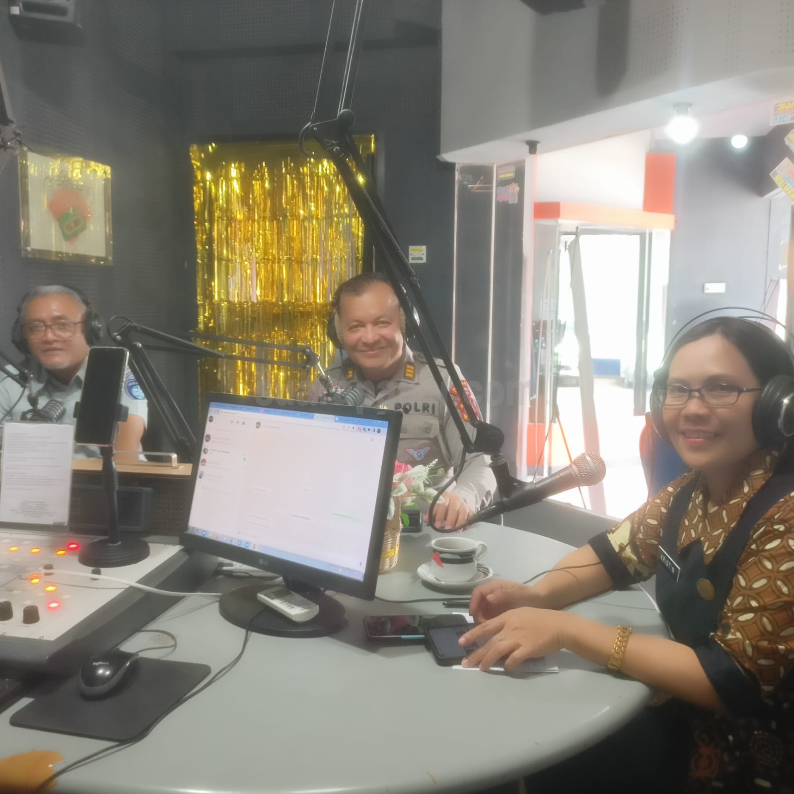 Jasa Raharja di Radio Kota Perak Talk Show Gencarkan Program Bebas Denda