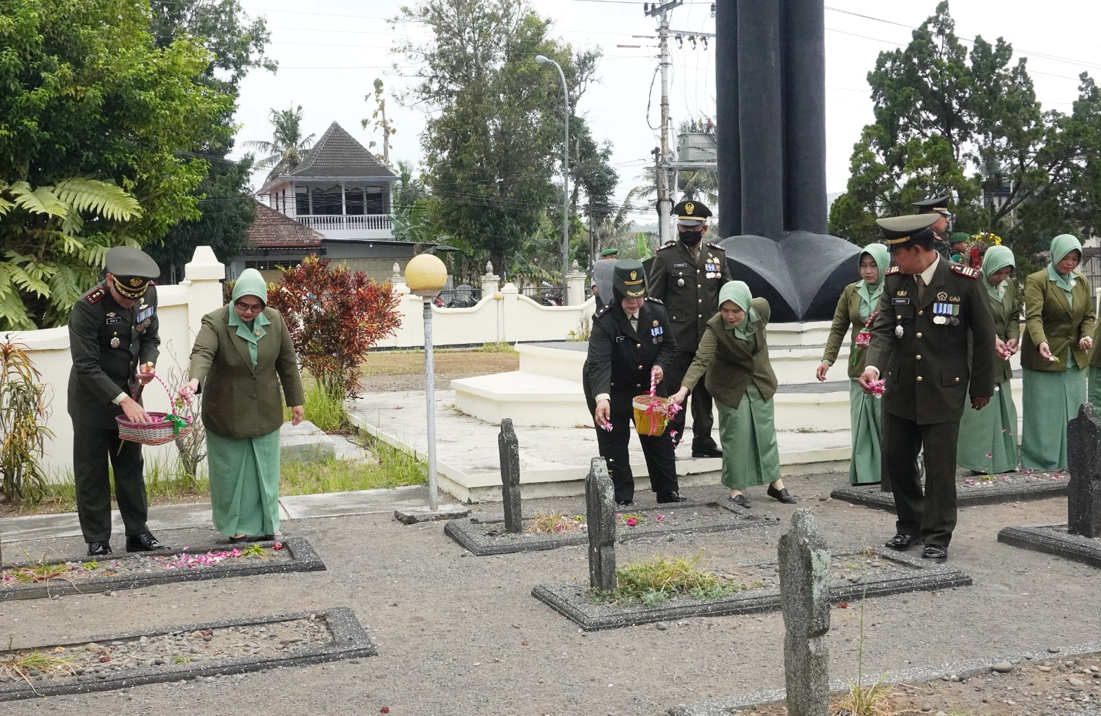 Ziarah Nasional HUT TNI Ke-78 Kodim 0731/Kulon Progo