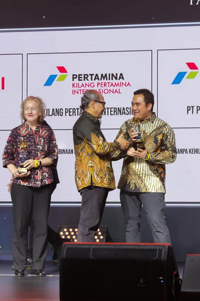 Komitmen Bina Keselamatan Kerja di Industri Migas, Kilang Pertamina Plaju Raih Penghargaan Subroto 2023