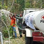 Babinsa Sidomulyo Bantu Dropping Air Bersih di Padukuhan Nabin