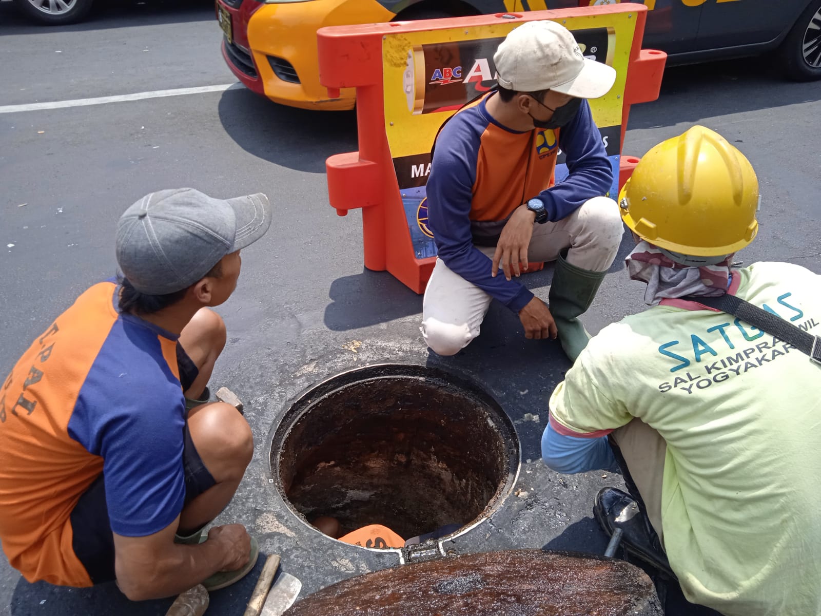 FORPI Kota Yogyakarta Pantau Limbah di Saluran Air Limbah Utara Tugu Pal Putih