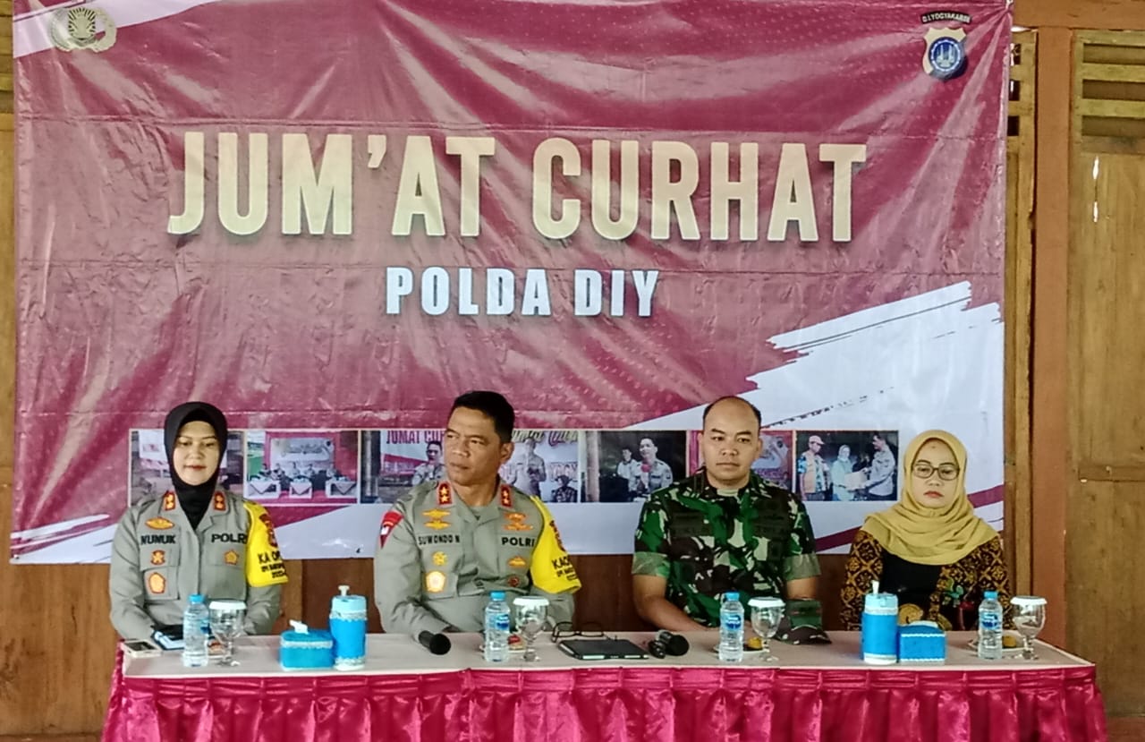 Dandim Kulon Progo Hadiri Acara Jumat Curhat Bersama Kapolda DIY