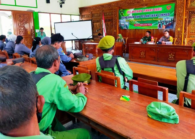 Babinsa Wijimulyo Laksanakan Pembinaan Linmas