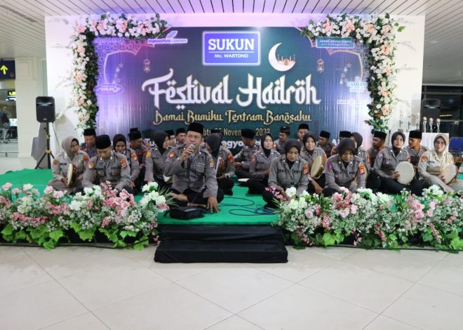 Dandim 0731/Kulon Progo Hadiri Festival Hadroh 2023 di Bandara YIA