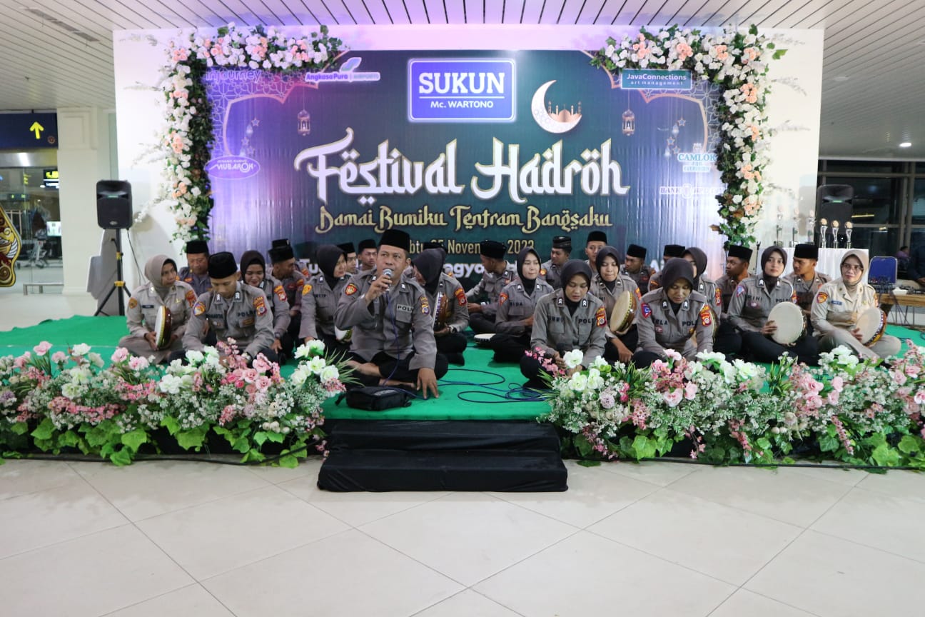 Dandim 0731/Kulon Progo Hadiri Festival Hadroh 2023 di Bandara YIA