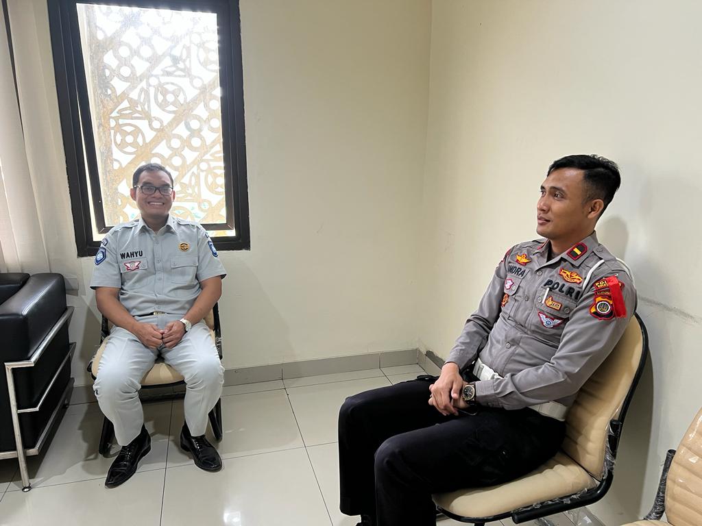 Jasa Raharja Terima Silaturahmi Dari Kanit Kamsel Polres Kulon Progo 