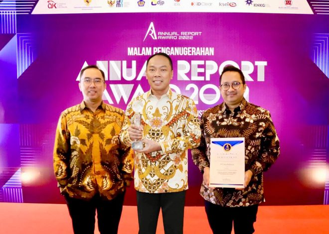 Jasa Raharja Raih Penghargaan Annual Report Award 2022