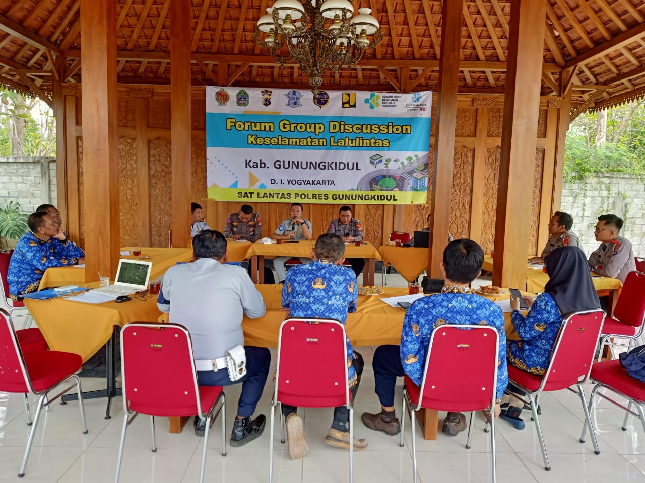 Jasa Raharja Samsat Gunungkidul Hadiri FKLL Dalam Pengurangan Tingkat Laka