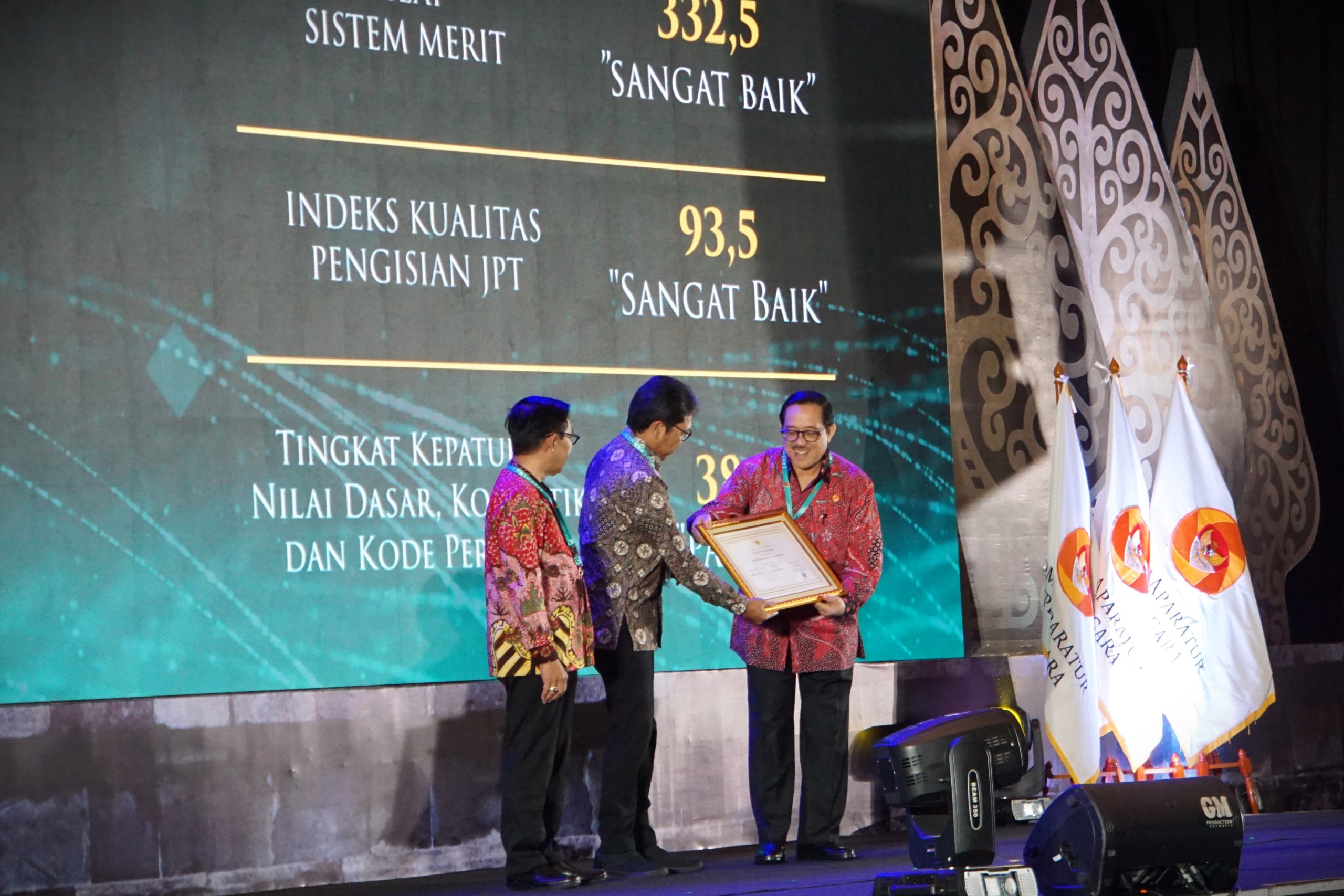 Kota Yogya Raih 3 Penghargaan Anugerah Meritokrasi Komisi Aparatur Sipil Negara