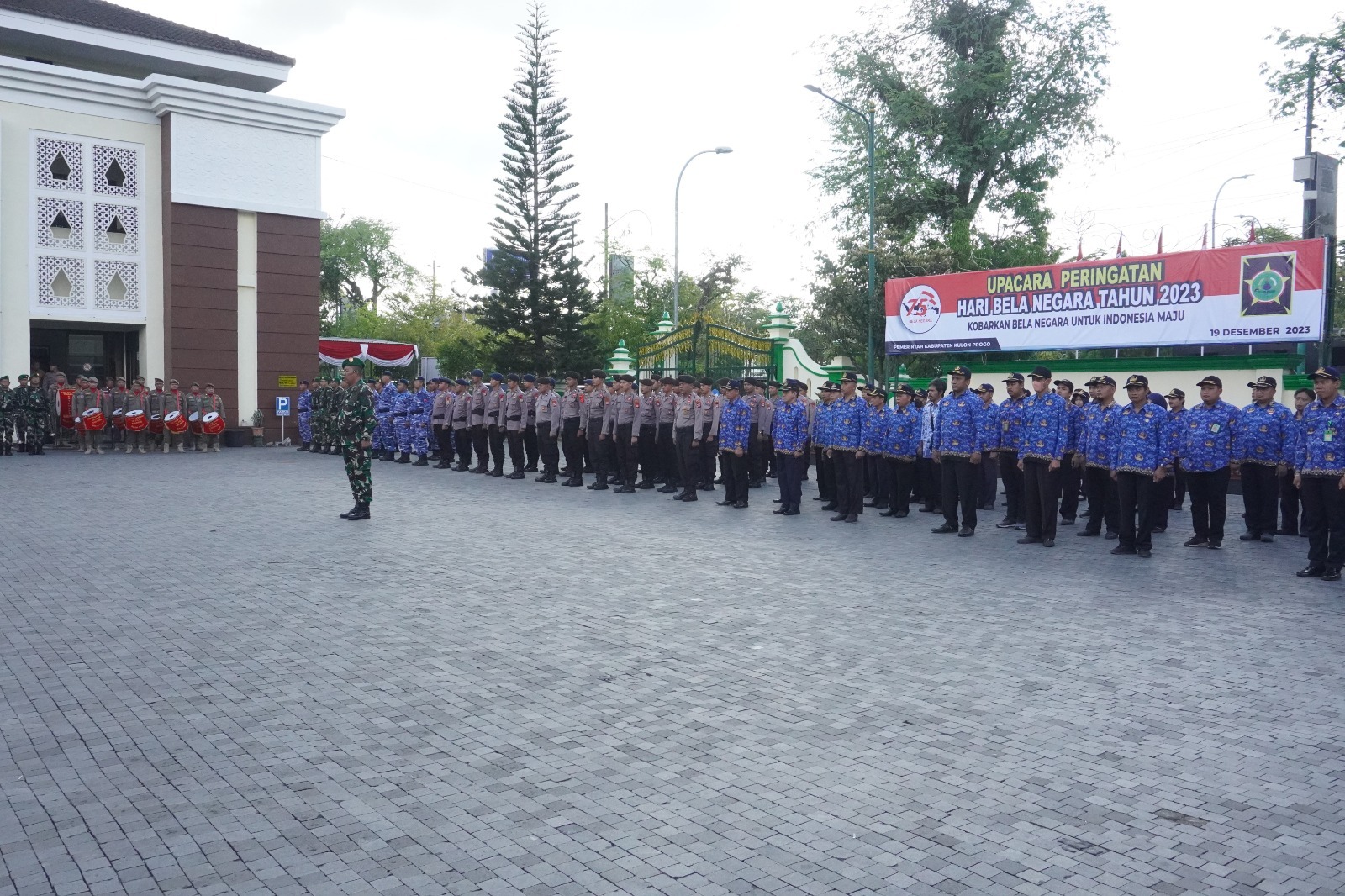 Upacara Hari Bela Negara Ke-75 Tahun 2023 Tingkat Kabupaten Kulon Progo