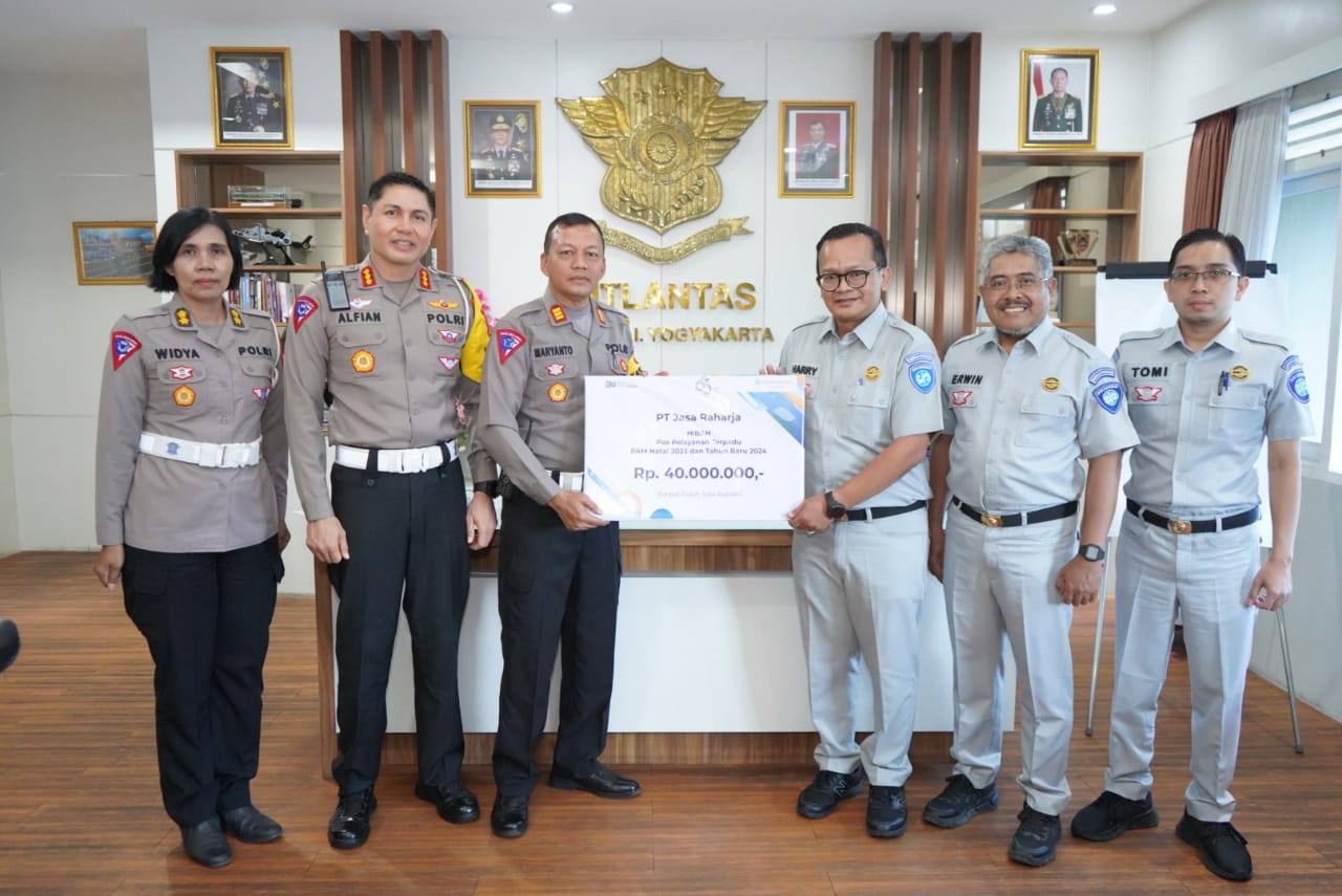 Jasa Raharja Cabang Yogyakarta Berkolaborasi Beri Dukungan Hibah Pendirian Pos Pelayanan Terpadu