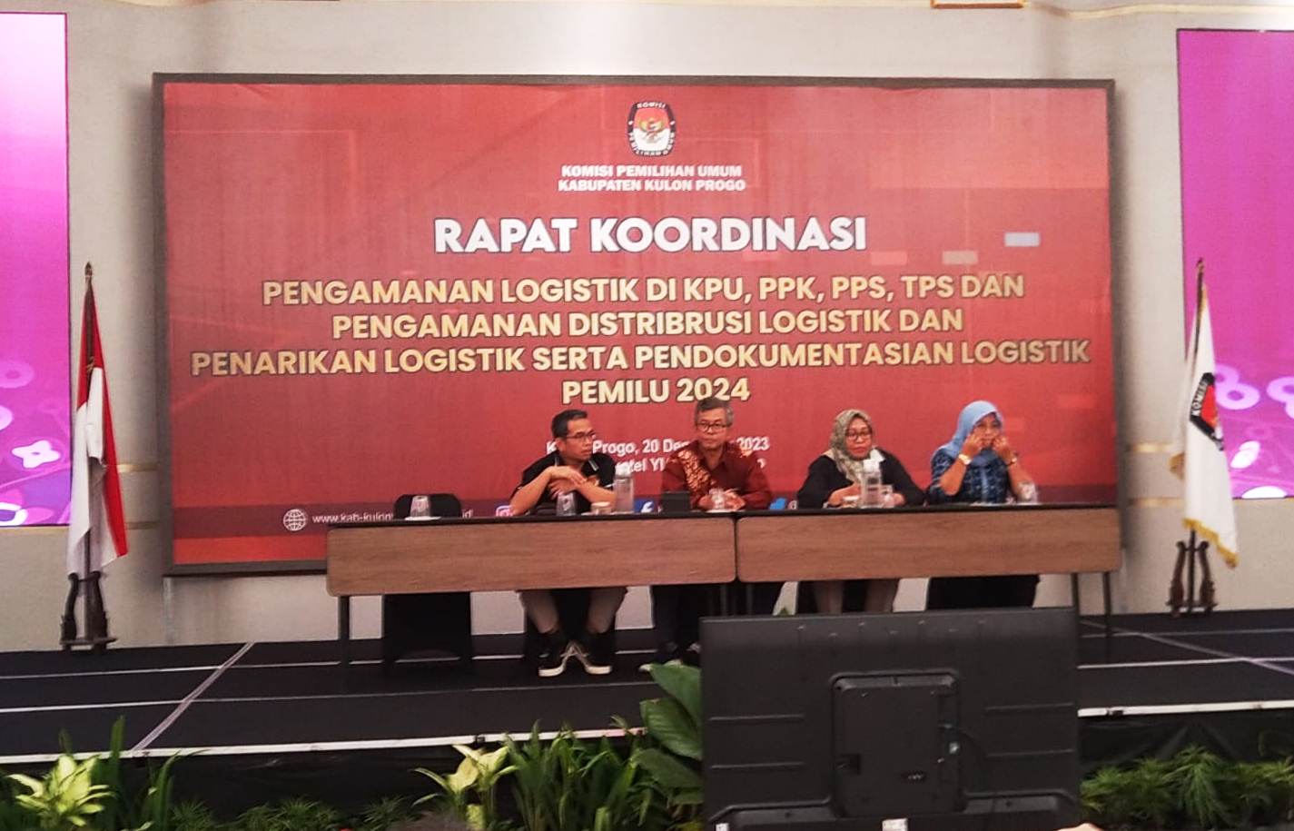 Rakor Pengamanan Logistik Pemilu 2024 Kabupaten Kulon Progo