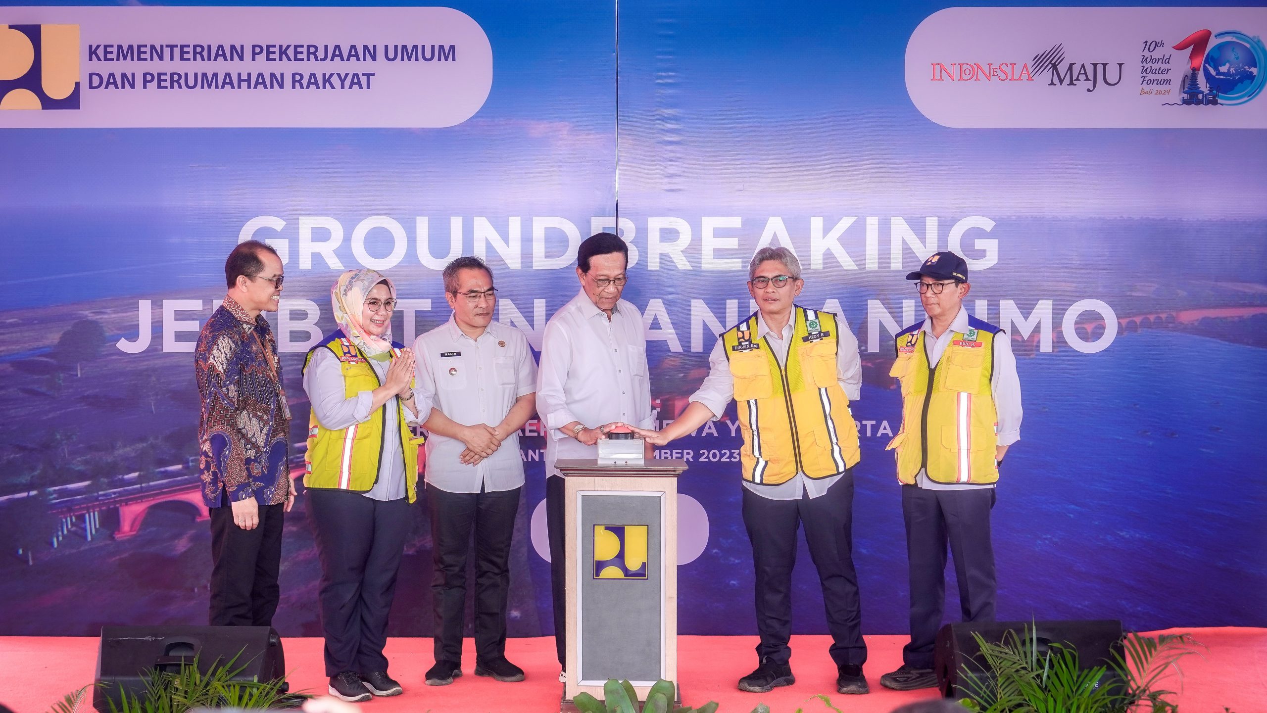 Groundbreaking Jembatan Pandansimo, Sultan HB X : Simbol “Binanguning Marga-Pambukaning Praja” 