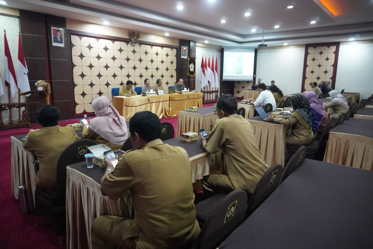 Dandim Kulon Progo Hadiri Rakor Tim Pembina Kabupaten Sehat