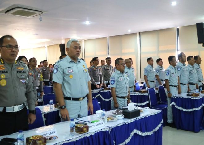 Jasa Raharja dan Korlantas Polri Gelar Monitoring dan Evaluasi Data Laka Lantas di Wilayah Hukum Polda Sumatera Utara