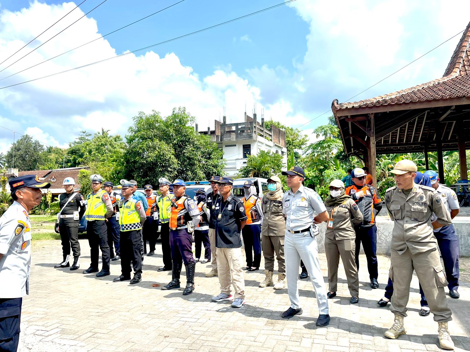 Jasa Raharja Bantul Gelar Gakum LLAJ Pengawasan dan Pengendalian Kebijakan Jalan Bundaran Srandakan