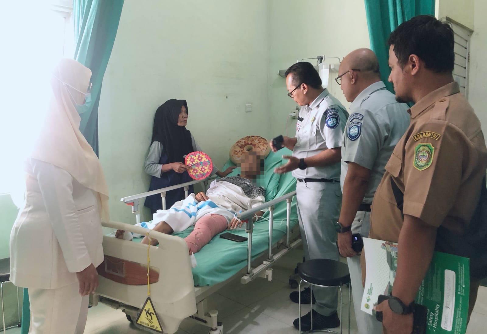 Jasa Raharja Tinjau RSUD Bantul Penyebab Laka Lalu Lintas 