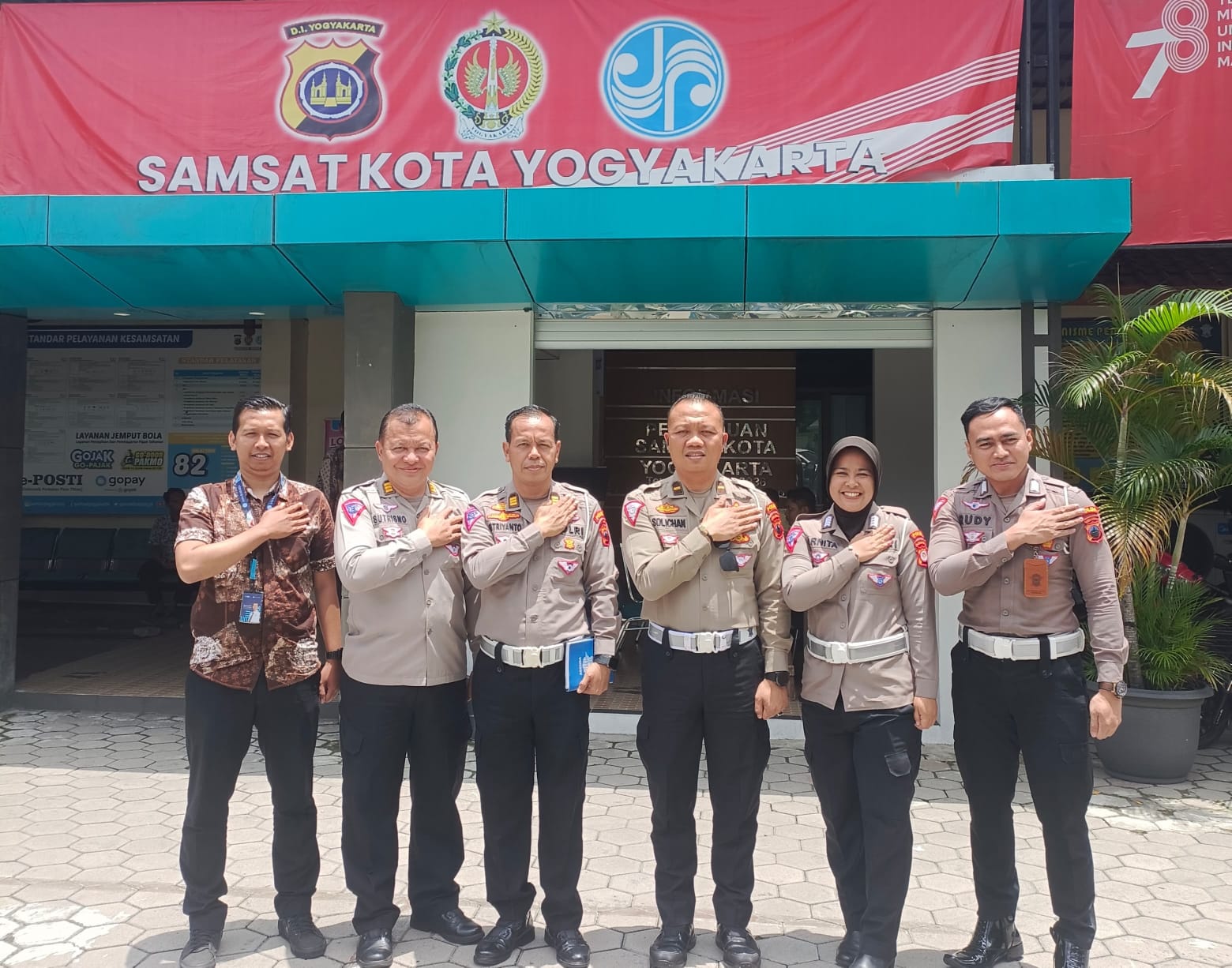 Tim Pembina Samsat Kota Yogyakarta Terima Kunjungan Kerja Studi Komparasi Dari Ditlantas Polda Jawa Tengah