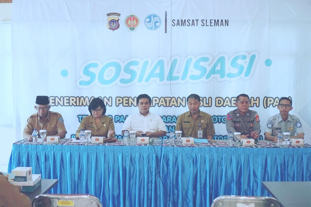 Tim Pembina Samsat Sleman Sosialisasi Kesamsatan di Kalurahan Purwomartani