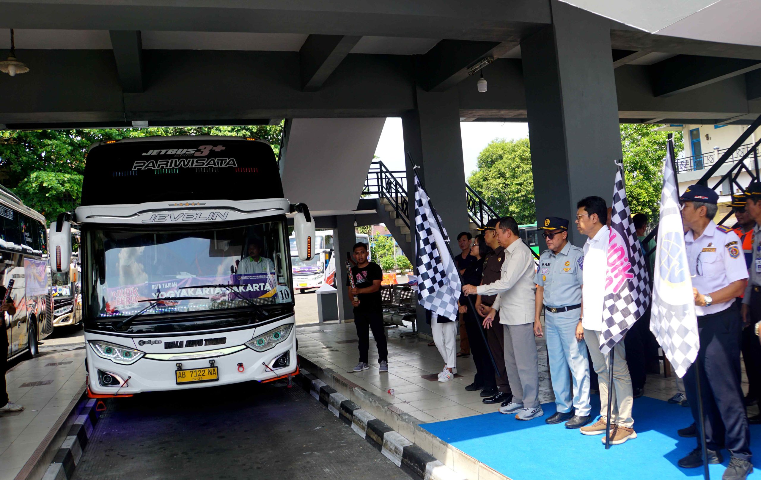 880 Peserta Balik Mudik Gratis Dari Terminal Giwangan Yogyakarta