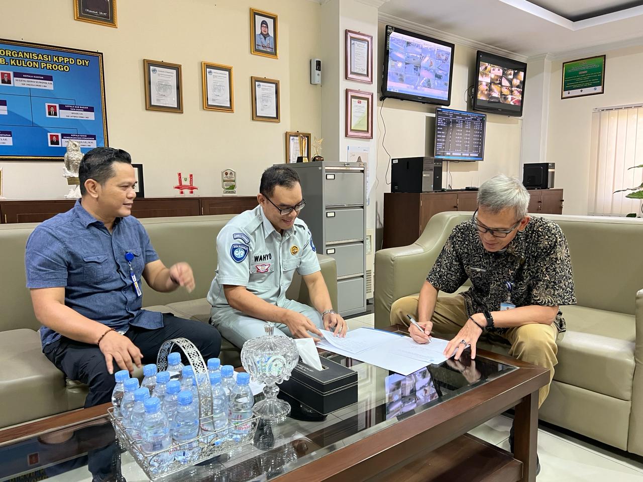 Rapat Koordinasi Jasa Raharja Bersama Kepolisian Resort Kulon Progo Terkait Inovasi Samsat Kulon Progo 