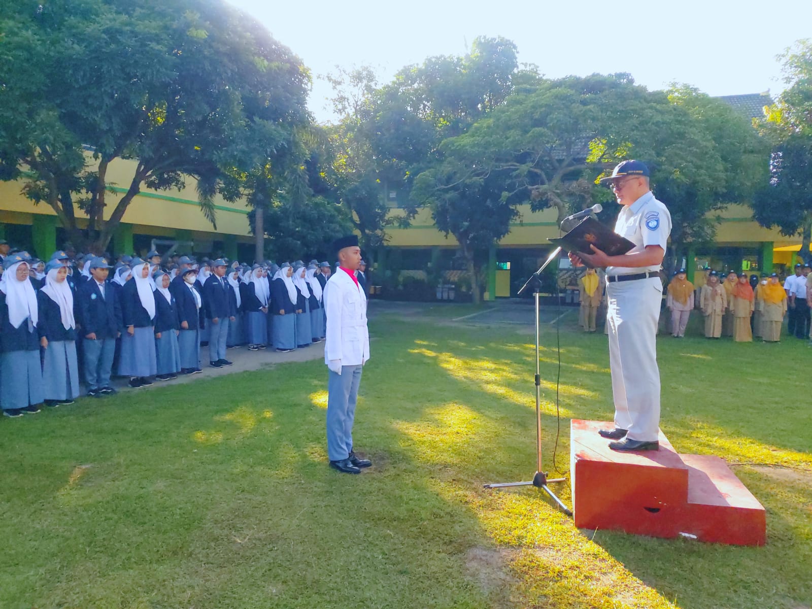 Jasa Raharja Beri Edukasi Kepatuhan Berkendara dan PPKL di SMA N 1 Gamping