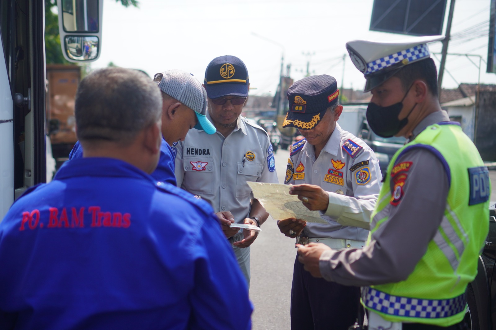 Jasa Raharja Sewon Bantul Ikut Serta Dalam Operasi Gabungan di Depan PLN Druwo