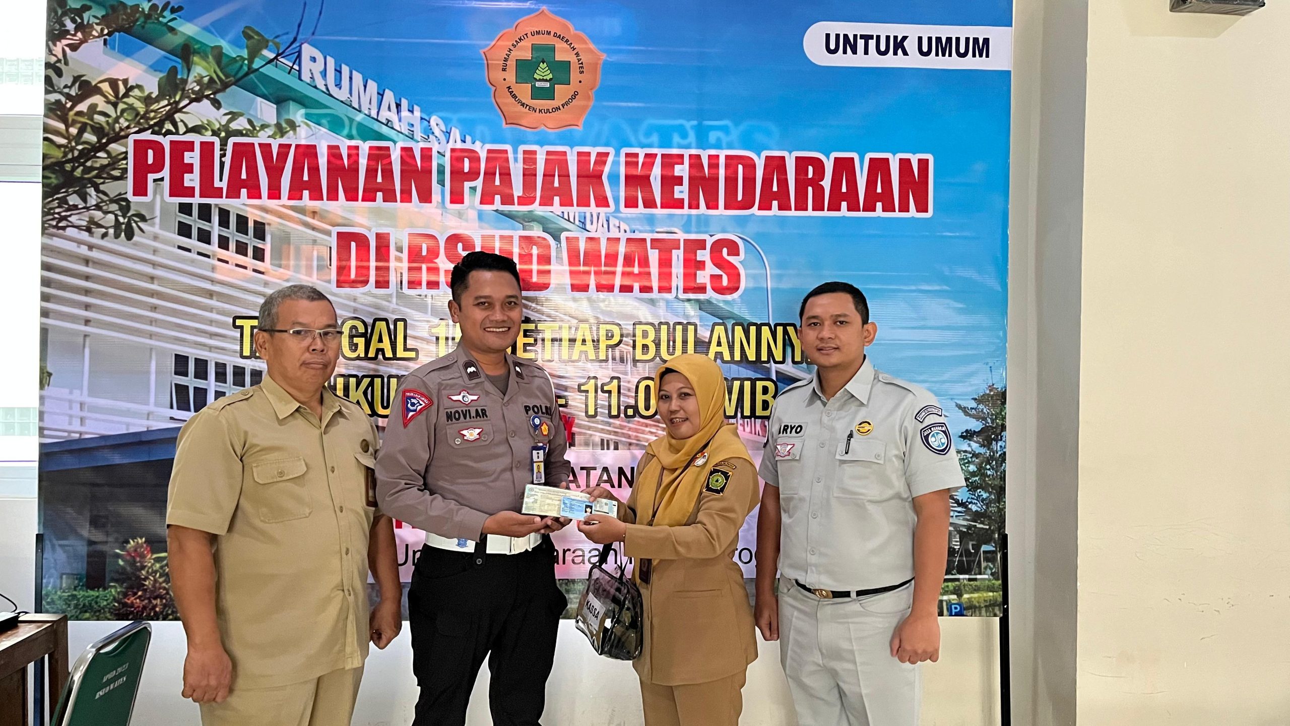 Koordinasi Jasa Raharja Bersama Kepolisian Resort Kulon Progo Lakukan Inovasi Program Layanan Tahunan di RSUD Wates