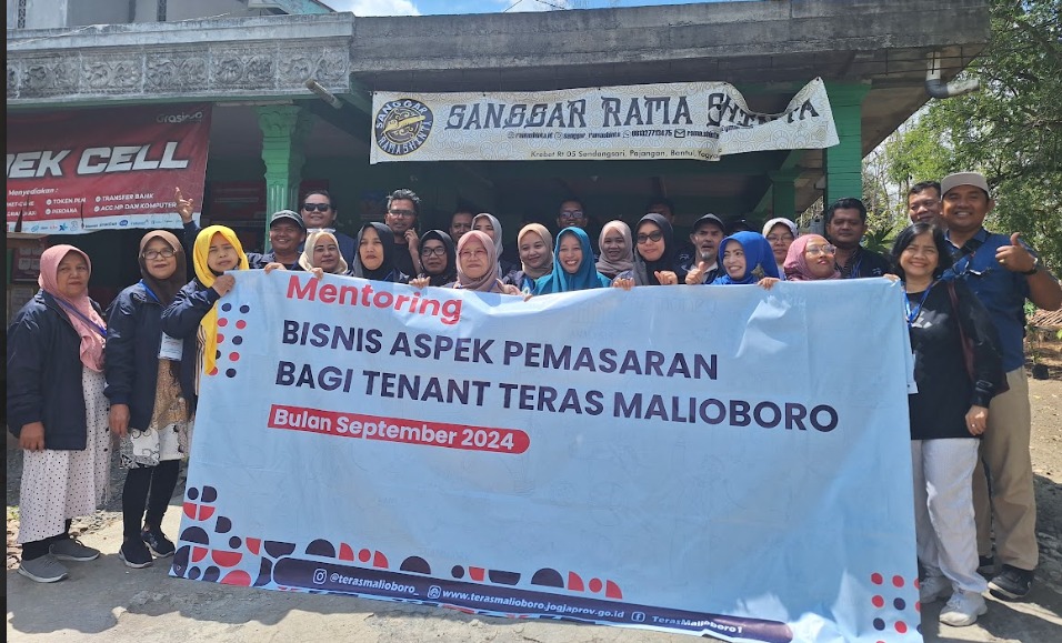 Tingkatkan Daya Saing & Perluas Jaringan, Pemda DIY Mentoring Bisnis Tenant Teras Malioboro 