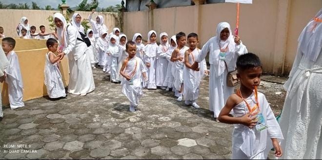 Ribuan Siswa TK/RA Masyithoh Kulon Progo Ikuti Manasik Haji