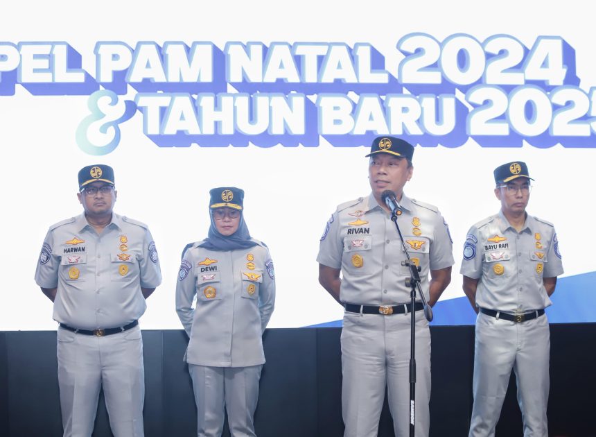 Pastikan Kesiapan Seluruh Personel, Rivan A. Purwantono Pimpin Apel Pengamanan Mudik Nataru Jasa Raharja