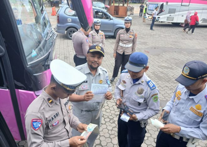 Uji Kelaikan Operasional Bus, Jasa Raharja Laksanakan Ramp Check Terpadu di Area Objek Wisata Pantai Parangtritis