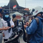 Tim Pembina Samsat Bantul Laksanakan Opsgab di Jalan Bantul - Wates Srandakan