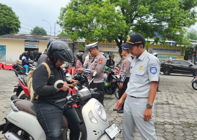 Jasa Raharja Laksanakan Operasi Gabungan di Lapangan Parkir Samsat Kota Yogyakarta