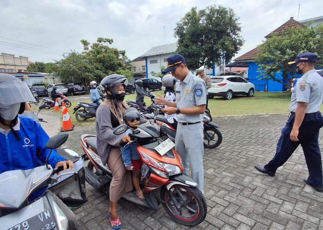 Jasa Raharja Bersama Tim Samsat Sleman Dan Dishub Gelar Operasi Gabungan di Kalitirto Berbah Sleman